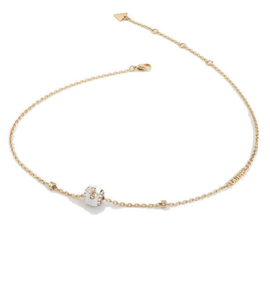 Modern Gold Plated 4G Loop Necklace JUBN02281JWYGWHT/U