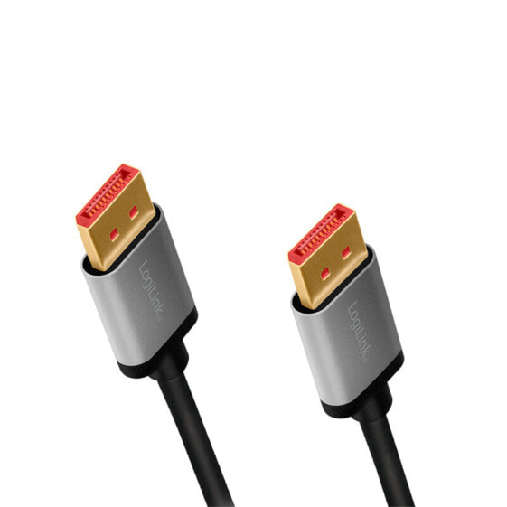 LogiLink CDA0106 - 3 m - DisplayPort - DisplayPort - Male - Male - 7680 x 4320 pixels