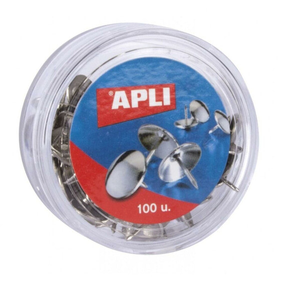 Кнопки для рисования APLI 100 Предметов никель (16 штук)
