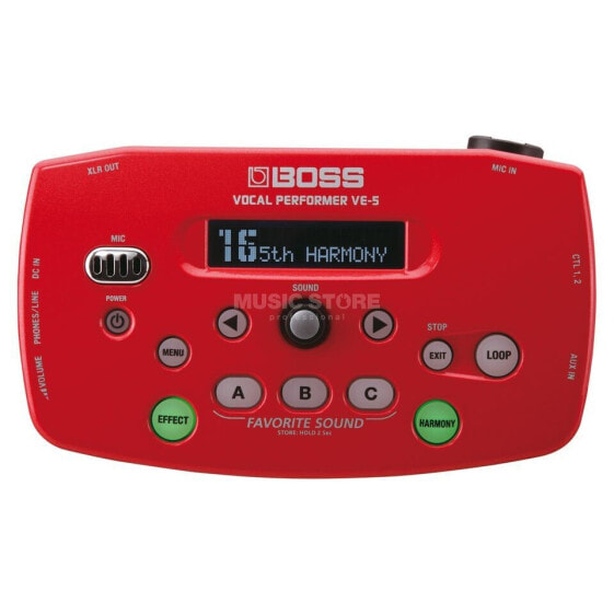 Boss VE-50 Vocal Performer Red