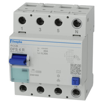 Doepke DFS 4 063-4/0,03-A R - Residual-current device - Type A - IP20