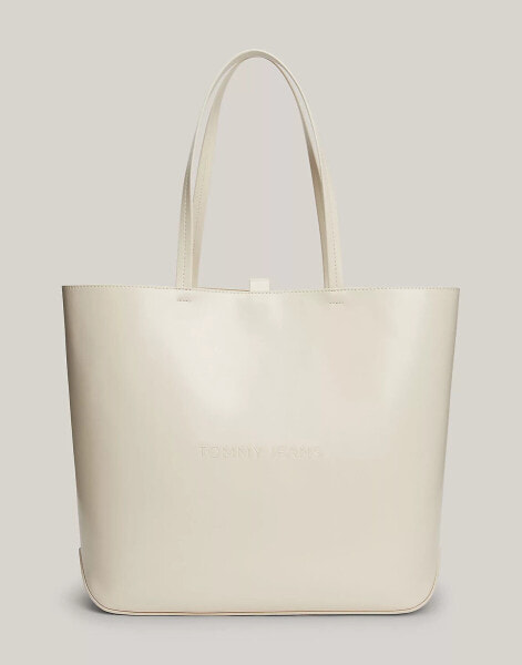 Tommy Jeans Tonal Logo Tote in White