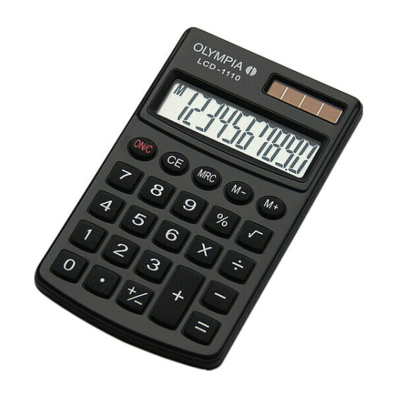Калькулятор школьный Olympia LCD 1110 - Pocket - Basic - 10 цифр - 1 строка - черный