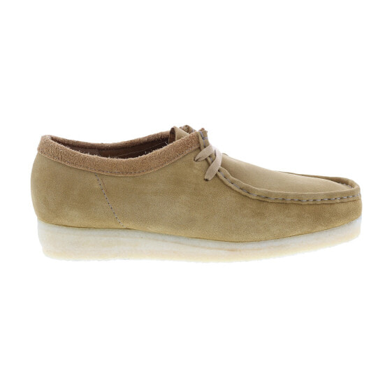 Clarks Wallabee 26166241 Mens Beige Suede Oxfords & Lace Ups Casual Shoes