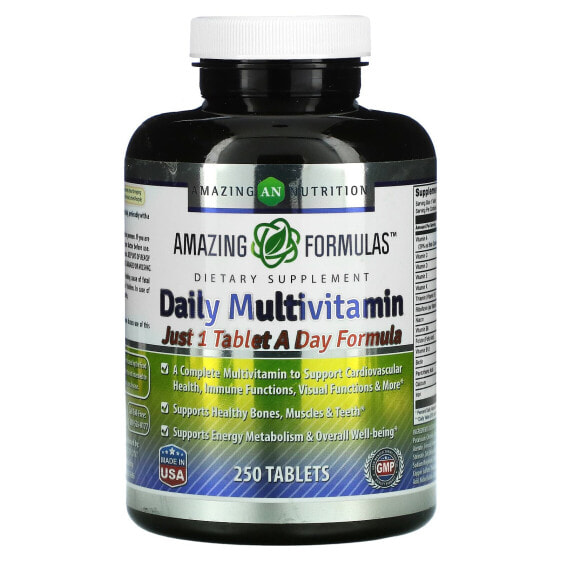 Витаминно-минеральный комплекс amazing nutrition Daily Multivitamin, 250 таблеток