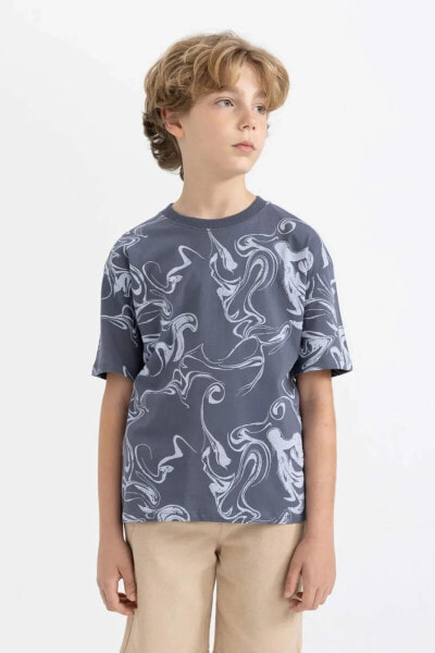 Erkek Çocuk T-shirt C1347a8/gr171 Grey