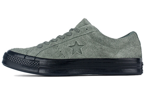 Converse one star 防滑减震 低帮 板鞋 男女同款 绿色 / Кроссовки Converse One Star 163373C