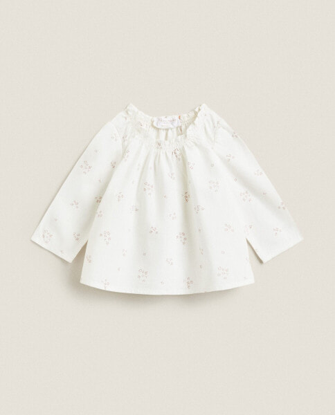 Floral baby shirt