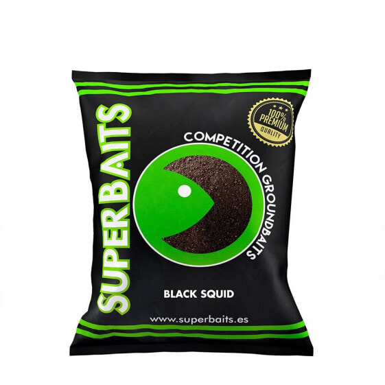 SUPERBAITS Black Squid Secret 1kg Groundbait