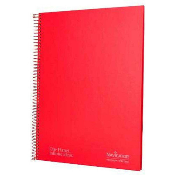 NAVIGATOR Spiral notebook A4 micro lined cover 80h 80gr horizontal 1 band