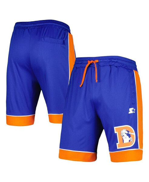 Men's Royal Denver Broncos Throwback Fan Favorite Shorts