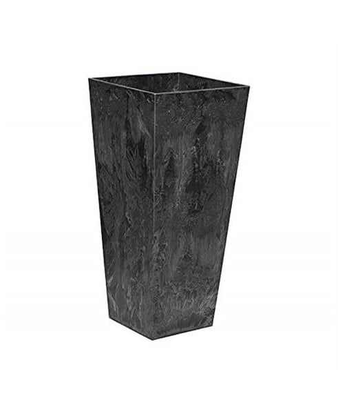 (#35198) ArtStone Tall Ella Flower Box, Black 19.5"