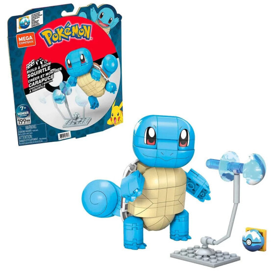 Конструктор Mega Construx Набор для строительства и демонстрации Squirtle из Покемонов