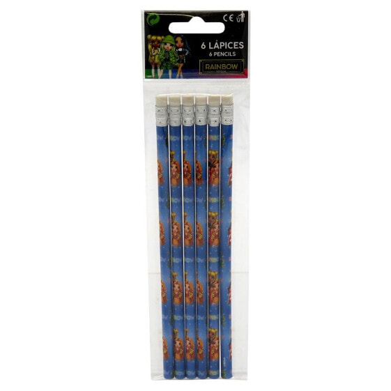 RAINBOW HIGH Set 6 Pencils