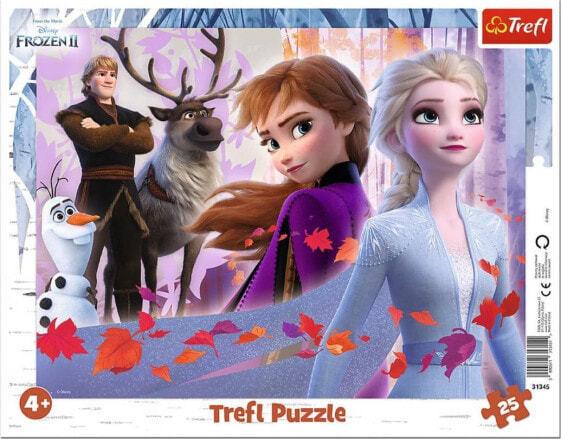 Trefl Puzzle ramkowe 25 Przygody w Krainie Lodu