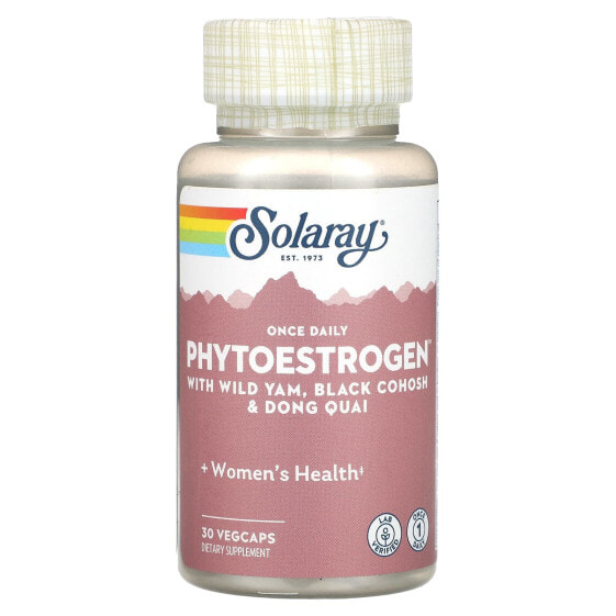 Phytoestrogen with Wild Yam, Black Cohosh & Dong Quai, 30 VegCaps