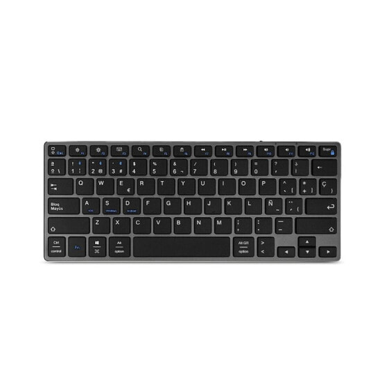 Wireless Keyboard Subblim SUB-KB-3ADC201 Spanish Qwerty Grey Silver