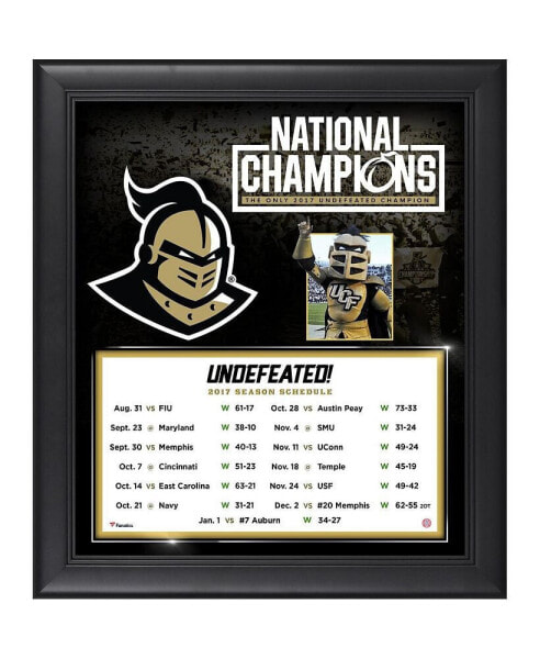 UCF Knights Framed 15" x 17" 2017 Undefeated National Champions Season Collage