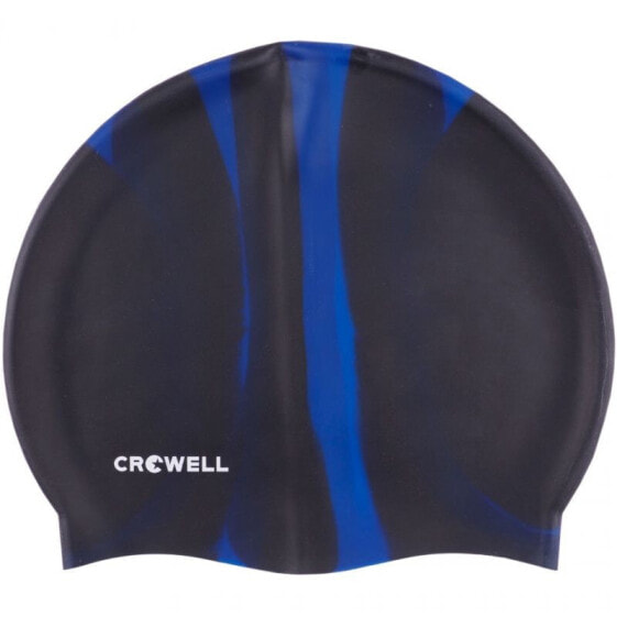 Crowell Multi-Flame-11 silicone swimming cap