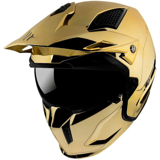 MT HELMETS Streetfighter SV Chromed convertible helmet