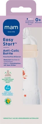 Babyflasche Easy Start Anti-Colic, creme, von Geburt an, 260 ml, 1 St