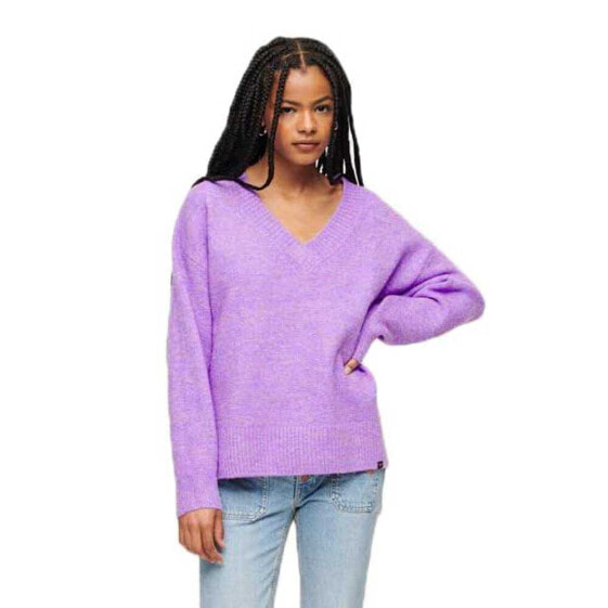 SUPERDRY Oversized V Neck Sweater