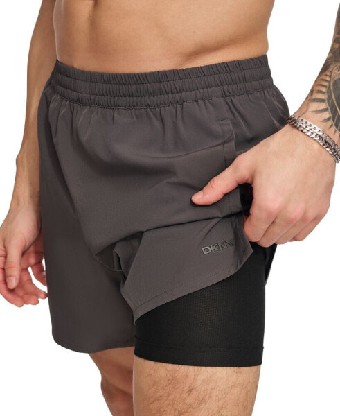 Плавки мужские DKNY Stretch Hybrid 5" Volley Shorts