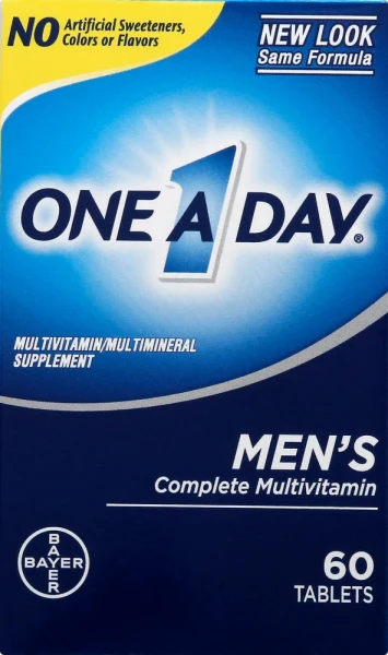 One-A-Day Men's Health Formula Complete Multivitamin Мультивитамины для мужчин 60 таблеток
