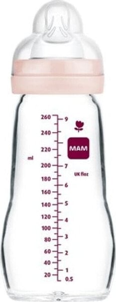 MAM Butelka szklana 260ml girl