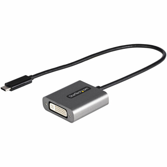Адаптер USB C—DVI Startech CDP2DVIEC Чёрный Серебристый Чёрный/Серебристый