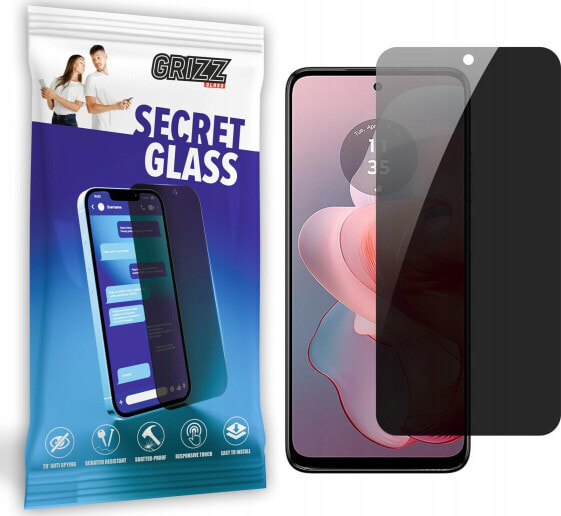 GrizzGlass Szkło prywatyzujące GrizzGlass SecretGlass do Motorola Moto G Power 2024