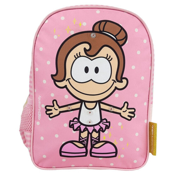 ME HUMANITY Pink Interchangeable Profession backpack