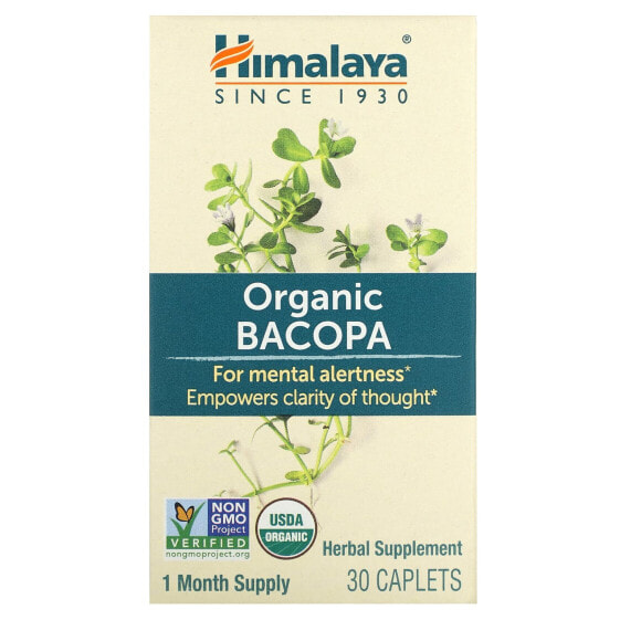 Трава Аюрведа Himalaya Herbals Органический Бакопа, 30 таблеток