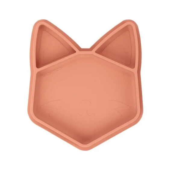 Babymoov Geteilte Silikonplatte ISY PLATE Fox Terracotta