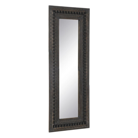 Dressing Mirror Dark brown Crystal Mango wood MDF Wood Vertical 67,3 x 5,1 x 176,5 cm