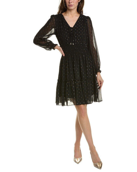 Taylor Chiffon Dress Women's Black 6