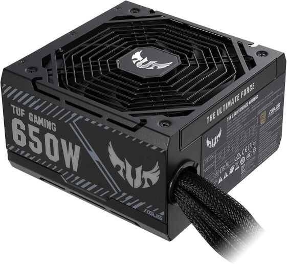 ASUS TUF Gaming 450 W Bronze Power Supply (450 Watt, 0 dB Technology, 80 cm 8-Pin CPU Connector (EPS 12V), 80 Plus Bronze)
