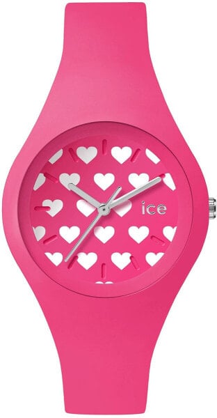 Ice-Watch - ICE love Pink Heart - Women's wristwatch with silicon strap - 001479 (Small)