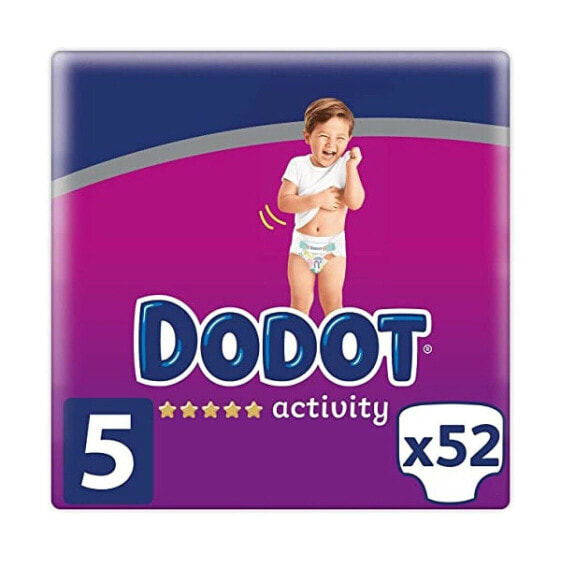 Подгузники одноразовые Dodot Dodot Activity Размер 5 52 штуки 11-16 кг.