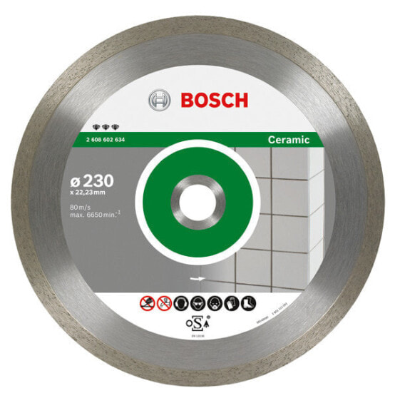 Алмазный диск Bosch 250x25,4 PE полная керамика