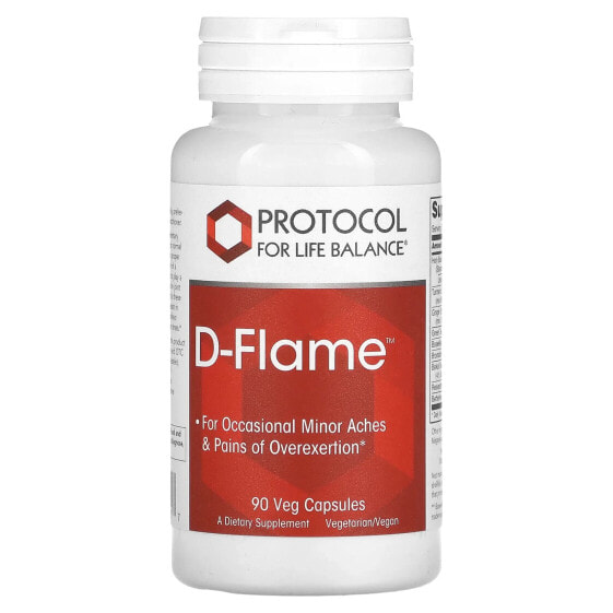 Витаминно-растительный капсулы Protocol For Life Balance D-Flame, 90 шт.