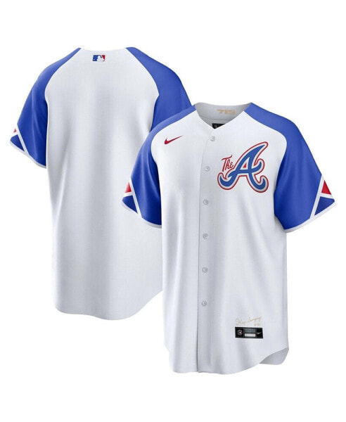 Men's White Atlanta Braves 2023 City Connect Replica Jersey