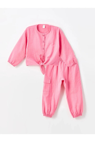 Костюм для малышей LC WAIKIKI Комплект LCW baby Блуз и брюки с длинным рукавом для девочек