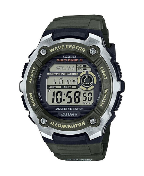 Men's Digital Green Resin Watch 47.7mm, WV200R-3A