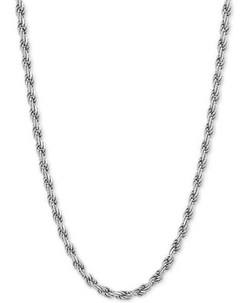 Macy's Men's Curb Link 24 Sterling Silver Necklace Chain (5-1/2mm