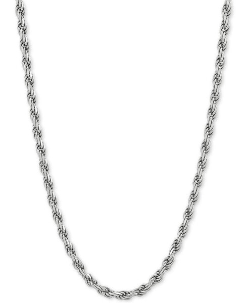 Rope Link 18" Chain Necklace in 18k Gold-Plated Sterling Silver