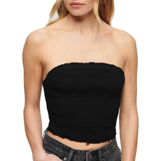 SUPERDRY Smocked Bandeau top