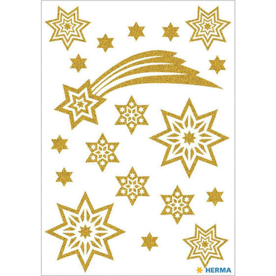 HERMA GMBH Magic Stars And Comet Glitter Stickers