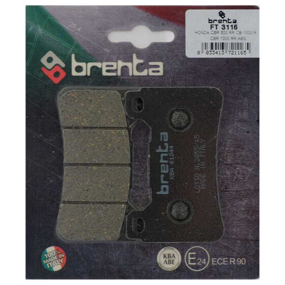 BRENTA MOTO 3116 organic rear Brake Pads