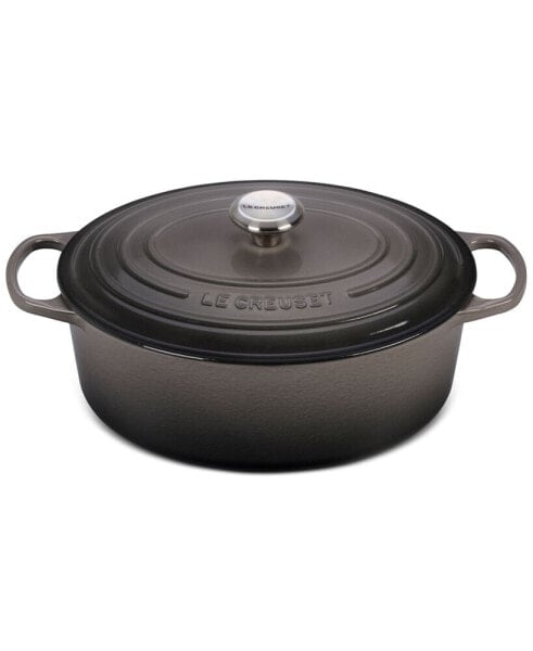 Signature Enameled Cast Iron 6.75 Qt. Oval French Oven